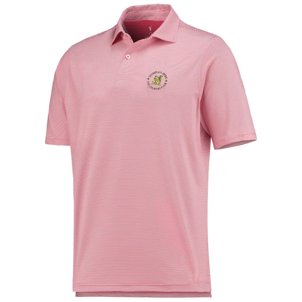 Large Fairway & Greene Striped Golf Polo - 122nd US Open at The Country Club